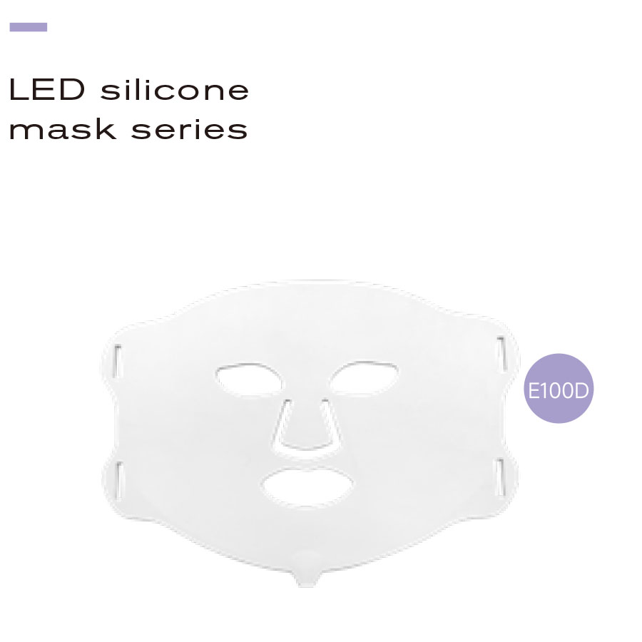 B2B LEDシリコンフェイシャルマスクメーカー E100D | 卸売OEM ODM 114 LEDライトセラピースキンケアデバイスサプライヤー