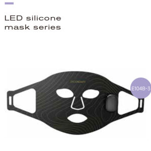 B2B OEM/ODM LED光線療法スキンケア機器サプライヤー | E104B-3 プロフェッショナルシリコン製フェイシャルライトセラピーマスク（グローバル卸売向け）