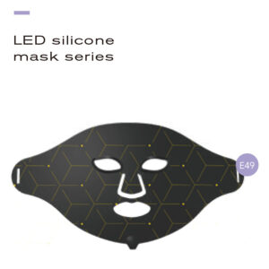 中国工場卸売モデルE49 LEDシリコンフェイシャルマスク:プライベートラベル7波長美容機器サプライヤー